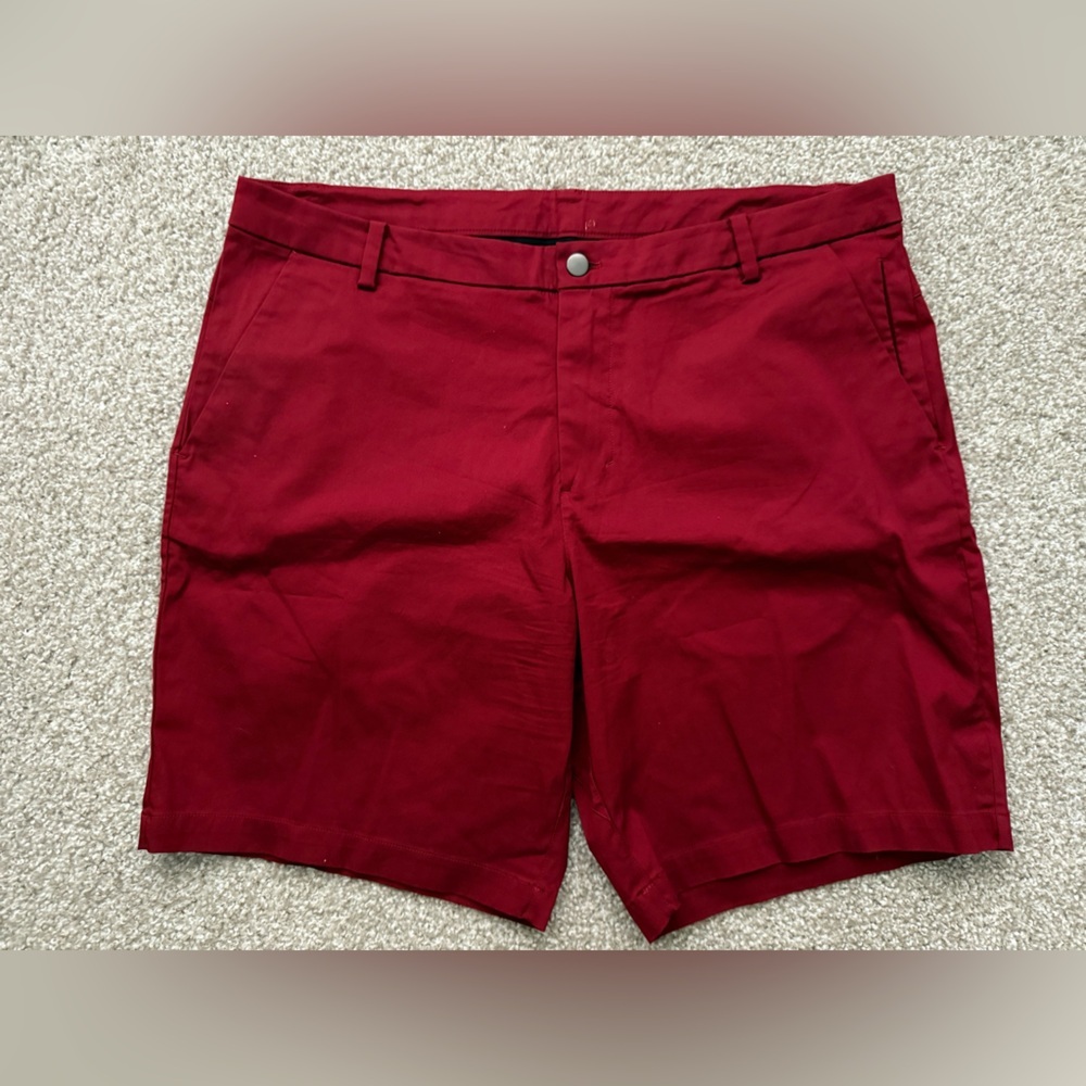 Lululemon Commission Short Slim *Chino 9 Oxblood